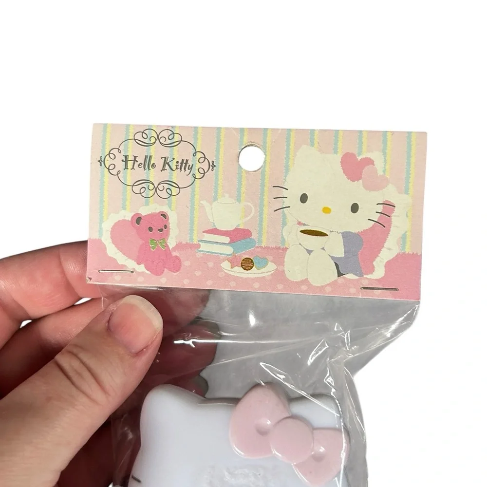 Hello Kitty Sanrio Mini Hairbrush Pink & White Kawaii Collectible Travel Sealed